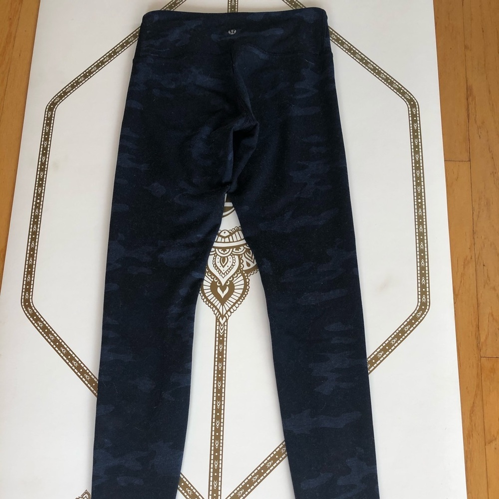 Lululemon blue camouflage leggings